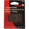 Red Devil 3061 Single-Edge Paint Scraper Blade, 1 in, Used with 3010 Paint Scraper