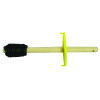 Magnolia Brush OK4 Dope Brush, 2 in L Trim, 16 in OAL, Wood, Taper Both Ends, Grey Tampico Fiber, Includes Guard