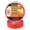 Scotch 35 Vinyl Color Coding Electrical Tape 1/2 In x 20 Ft Red UL Listed