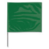 Presco 2321G Wire Stake Flag 2 In x 3 In 21 In Staff Green 100-Pack