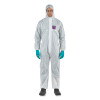 AlphaTec WH15S9210106 1500 Stitched Model 101 Breathable Coveralls, White, Hooded, 2X-Large