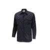 Oberon ZFI509 Flame Resistant Button Up Shirt 7.5 Oz 88/12 Navy Large