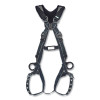 MSA 10252204 V-FIT Arc Flash Full-Body Harness, Back/Hips D-Rings, Super XL, QC Chest/Tongue-Buckle Leg Straps, Shoulder Padding
