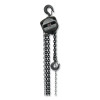 Jet 101931 S90 Series Hand Chain Hoist, 2-ton, 15 ft Lifting H, 1 Fall, 17-1/2 in Head Room, 91-3/5 lb Pull Force