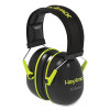 HexArmor 19-10002 K-Series K2/K3 Earmuffs, K2, 26 NRR, Black/Lime, Over-the-Head Mounting