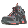 Oliver by PIP OL11113 Mid Hiker Industrial Boot 5 In Steel Toe Waterproof Gray Red Size 12
