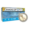 MICROFLEX DGP350L Diamond Grip Plus DGP-350 Latex Exam Gloves, Large, Natural Rubber Latex