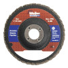 Weiler 31339 Wolverine Abrasive Flap Disc, 4 in dia x 5/8 in Arbor, Angled, 60 Grit, Phenolic Back