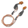 HexArmor 18-20001 simpleFit Reusable Guided Earplugs, Orange, Corded, Small