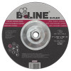 B-Line Abrasives 90921 Flexible Depressed Center Wheel, 7 in dia, 1/8 in Thick, 5/8 in-11 Arbor, 46 Grit, Aluminum Oxide