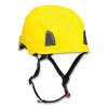 PIP 280-HP1491RM-02 Traverse Type II Industrial Climbing Helmet, HDPE Suspension, Yellow, Wheel Ratchet Adjustment, Mips