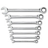 GEARWRENCH 9317 7 Piece Combination Ratcheting Wrench Sets, SAE