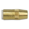 Best Welds N-5818B Centerfire Style MIG Gun Nozzle, 5/8 in Bore, 1/8 in Recess, Brass