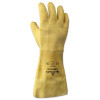 SHOWA 67NFW-11 67NFW General Purpose Natural Rubber Latex Coated Gloves, X-Large, Yellow