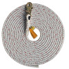 DBI-SALA 1202794 Rope Lifeline with Snap Hooks, 310 lb Cap, 50 ft, Polyester/Polypropylene Blend