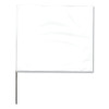 Presco 4524W Wire Stake Flag 4 In x 5 In 24 In Staff White 100-Pack
