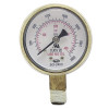 Best Welds WWN900B2200 Pressure Gauge, 2 in, 200 psi, Brass, 1/4 in NPT