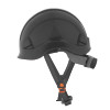 Jackson Safety 20907 CH-300 Climbing Style Non-Vented Hard Hat, 6 pt Rapid Dial, Black