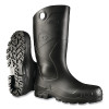 Dunlop Protective Footwear 8677500.13 Chesapeake Rubber Boots, Plain Toe, Unisex 13, 16 in Boot, PVC, Black
