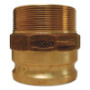 Dixon Valve 200-F-AL Andrews Boss-Lock Type F Cam and Groove Adapter 2 Inch x 2 Inch NPT Male Aluminum