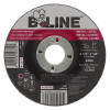 B-Line Abrasives 90902 Depressed Center Combo Wheel, 4-1/2 in dia, 1/8 in Thick, 7/8 in Arbor, 30 Grit, Aluminum Oxide