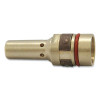 Bernard 40420 Tough Lock Retaining Head, Heavy-Duty, Slip-On, 0.023 in to 0.125 Wire, 9/16 in -18 Thread, Brass