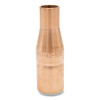 Bernard 401-42-50C Air-Cooled Bore Nozzle, Standard-Duty, Slip-On, 1/2 in Bore, 1/8 in Recess, Bottleneck, Copper