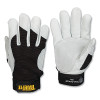 Tillman 1470XL TrueFit Leather-Palm Gloves, 1470, Top Grain Goatskin/Rough Side Out Goatskin Palm/Spandex BOH, XL, Black/Pearl