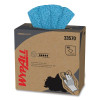 Wypall 33570 WypAll Kimtech Prep Kimtex Wiper, Blue, 8.8 in W x 16.8 in L, 100/Box, 1-Ply