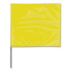 Presco 4536Y Wire Stake Flag 4 In x 5 In 36 In Staff Yellow 100-Pack