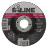 B-Line Abrasives 90906 Depressed Center Grinding Wheel, 4-1/2 in dia, 1/4 in Thick, 7/8 in Arbor, 24 Grit