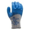 SHOWA 305M-08 305 Latex Coated Gloves, 8/Medium, Blue/Grey