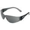 MCR Safety CL112 Checklite CL1 Frameless Safety Glasses, Polycarbonate Gray Lens, Duramass, Smoke Polycarbonate Temples
