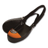 IMPACTO T2GCOMPL TOES2GO Composite Toe Cap Overshoes, Non-Conductive Toe/PVC, Black/Orange, Large