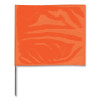 Presco 2321OG Wire Stake Flag 2.5 In x 3.5 In 21 In Staff Orange Glo 100-Pack