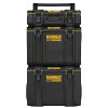 DeWalt DWST60436 ToughSystem 2.0 Rolling Tower, 23.79 in W x 19.89 in D x 38.805 in H, Metal Latches, Plastic, Black/Yellow