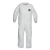 DuPont ProShield NB120SWHXL002500 ProShield 50 Collared Coveralls with Open Wrists/Ankles, White, X-Large
