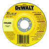 DeWalt DW8434 Type 27 Depressed Center Wheel, 4-1/2 in, 7/8 in Arbor, A24R Grit, Aluminum Oxide