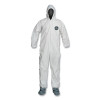 DuPont ProShield NB122SWH3X002500 ProShield 50 Hooded Coveralls w/Attached Boots and Elastic Wrists, White, 3X-Large