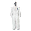 DuPont Tyvek ST127SWHLG002500 Tyvek 400 SFR Coverall, With Hood, White, Large