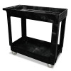 Rubbermaid Commercial FG9T6600BLA Heavy-Duty Utility Carts, 300 lb, 34 X 16 X 31 1/4h, Black