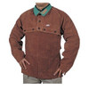 Bib, Premium Leather, Size: 14", Color: Lava Brown, Material: Side Split Cowhide
