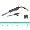 25060M153035M 250AMP Miller® Traditional 15 Ft Cable & Liner 030035