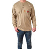FR Henley, Khaki, X-Large