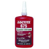 Loctite 135533 675 Retaining Compound, Medium Strength, 250 mL Bottle, Green, 3,000 psi