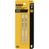 DeWalt Jig Saw Blades, 4" 10TPI Fine Finish Wood Cutting Jig Saw Blade HCS U-Shank (2 Pack)