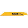 DeWalt Recip Blades, 6" 14TPI Straight Back Bi-Metal Reciprocating Saw Blade (Bulk)