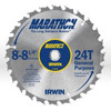 Irwin, Size: 8"-8-1/4" x 24T GP, Arbor: Universal