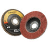 3M 7000148183 Cubitron II Flap Discs 967A, 4-1/2 in dia x 7/8 in AH, T27, 80+, 13300 RPM