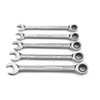 Ratcheting Combination Wrench Set, 12 Point Drive, 5/8 Inch